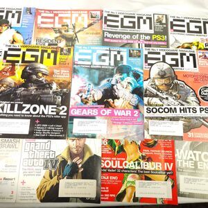 2008 EGM‎ Electronic Gaming Magazine Lot of 11 Street Fighter Gears of War GTA4